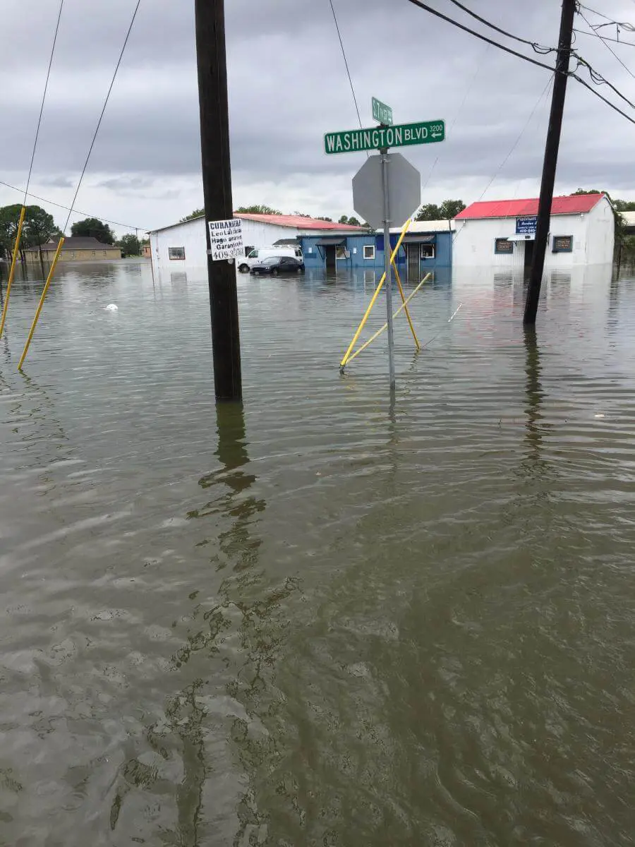 flooded streets