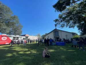 Food distributed to people in Orlando after Hurricane Ian