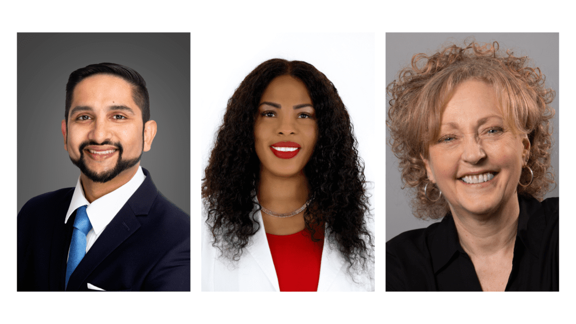 Headshots of 3 New Members of the NAFC Board of Directors