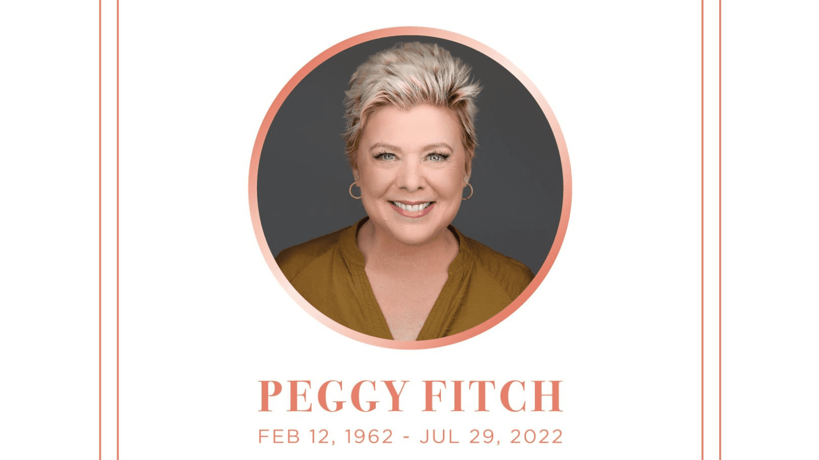 In Remembrance of Peggy Fitch